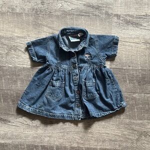 Vintage Broncos NFL Touchdown Club Denim Dress